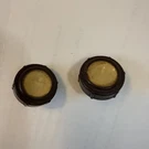 Vintage 50 Zenith Model R-515G Tube Art Deco Owl Eye Am Clock Radio Knobs Only. Fixed Price $18.00.