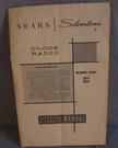 Sears Silvertone Owner Manual Transistorized Clock Radio Model Nos. 5043 5044. Fixed Price $13.50.