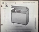 Coronado RA1-9262A, RA1-9263A, & RA1-9264A Fm-am Phonograph Radio Photofact. Fixed Price $6.50.