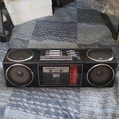 Soundesign 4618 Stereo Boombox Cassette Tape Am/fm Radio Headphone Jack Black. Fixed Price $65.00.