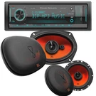 PL-40B Car Stereo Bluetooth Usb/am/fm Radio (no Cd) & Jbl Speakers 6X9" 6.5". Fixed Price $163.99.