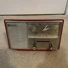 Vintage Triumph Solid State Radio Alarm Clock Model MM-302 Tested Working Desc. Fixed Price $49.99.