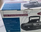 Koss PC38G Portable Boombox Am/fm Radio Cassette Lcd Ac/dc Black Silver. Fixed Price $54.99.