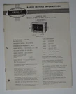 Crosley Radio Model JC-8BK JC-8BN JC-8TN JC-8WE Chassis R104 Service Manual. Fixed Price $9.42.