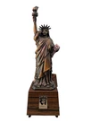 Vintage Radio Shack Statue Of Liberty Am 1986 Centennial Wood Base Tested. Fixed Price $49.99.