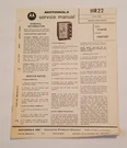 Vintage Motorola Model HR22 Am-fm Clock Radio Service Manual 8 Pages TC4HW. Fixed Price $14.99.