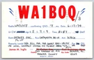 1974 WA1BOQ Qsl Postcard Beaver Pa To Waukesha Wi Amateur Radio A23. Fixed Price $14.95.