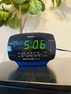 Vintage Sony ICF-C111 Dream Machine Am/fm Clock Radio Blue Alarm Snooze Tested. Fixed Price $20.63.