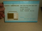North American Way Portable Radio Owner's Manual Model MB-1732 RP-6222. Fixed Price $18.95.