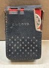 Vintage Bulova 6 Transistor Pocket Radio Red Mid Century W/ Leather Case. Fixed Price $40.49.