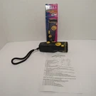 Electro Brand Am/fm Radio Flashlight, Vintage, Black/yellow, UPC:089081003407. Fixed Price $19.99.