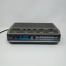 General Electric Am/fm Digital Clock Radio W Blue Light Tested 7-4642B. Fixed Price $34.00.