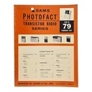 Sams Photofact Transistor Radio Series Service Manual TSM-79, # Feb. 1967. Fixed Price $8.99.