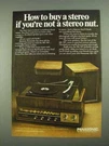 1968 Panasonic RE-767 Stereo System Ad How To Buy. Fixed Price $19.99.
