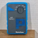 Vintage Dyna-tone Portable Pocket Am Radio Blue Made Hong Kong Tested Works. Fixed Price $19.50.