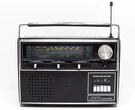 Janon Radio Vintage Solid State Black #2843 Am/fm/tv Push Buttons/leather Case. Fixed Price $75.00.