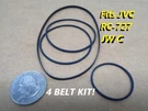 Old School Boom Box Kit (4 Belts) Fits Jvc RC-727 Jw Nice!!. Fixed Price $15.68.