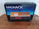 Vintage 1980 Magnavox Am/fm Alarm Clock Radio D-3240 Woodgrain Works Great!. Fixed Price $19.80.