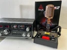 Gold 5 Pin Din Radio Shack Realistic Navajo Delta M2 Power Base Microphone Cb. Fixed Price $199.95.