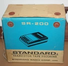 Standard Radio Corp Transistor Tape Recorder SR-200 New Old Stock Japan Nib. Fixed Price $112.59.