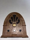 Model 2136 Replica Antique Music Art Deco Am/fm Radio Tested!. Fixed Price $33.99.