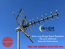 Hdtv Outdoor Powerful Antenna Master Channel Digital 1080P 4K Vhf Uhf Fm. Fixed Price $52.94.