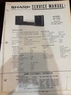 Orig. Sharp SR-102U SR102U Repair & Service Manual *original**. Fixed Price $18.79.
