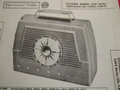 Sylvania Series, 3201DG, 3201GR, 3201RE, 3201WH, & 3302TA Radio Photofact. Fixed Price $6.50.