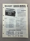 Sharp GF-4545 Original Service Manual Free Shipping. Fixed Price $14.00.