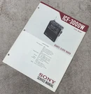 Sony Quartz Clock Radio ICF-3000W Service Manual With Schematic Diagram JO80. Fixed Price $27.95.