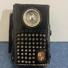 Vintage Magnavox Transistor Radio AM-60 Leather Case 9V Battery Tested/ Works. Fixed Price $24.95.