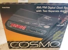 Cosmo Am/fm Digital Clock Radio With 2 Seperate Alarms Ventage Electronics New. Fixed Price $49.99.