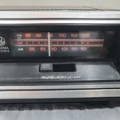 Vintage Radio Alarm Clock Model 7-4650J Walnut Wood Grain Finish Tested/works. Fixed Price $21.50.