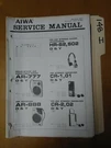 Aiwa HR-S2 S02 AR-777 888 CR-1 01 Service Manual Original Repair Book Radio. Fixed Price $25.00.