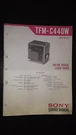 Sony TFM-C440W Service Manual Original Factory Repair Book Vintage Radio. Fixed Price $19.98.