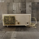 Vintage 1959 Rca Victor Levermatic Clock Radio #C-2E Mcm. Fixed Price $44.99.