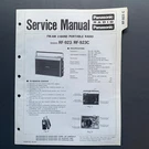 Panasonic RF-923/RF-926C Fm-am 2-BAND Portable Radio Original Service Manual. Fixed Price $9.99.