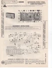 1963 Westinghouse H-833L4 Radio Service Manual Photofact 827T4 829T4 Schematic. Fixed Price $8.99.