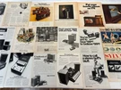 Sylvania Gte Electric Products 28 Magazine Print Ads 1946 - 1978 Collection. Fixed Price $29.99.