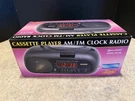 Lenoxx Sound Am/fm Digital Clock Radio Cassette Player Model CR-186 New!!. Fixed Price $48.00.