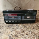Soundesign Vintage Am/fm Electronic Clock Radio Cassette Player. Fixed Price $55.00.