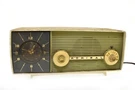 Vintage Admiral Clock Radio Mcm Green Black Gold Marble Print Model 288. Fixed Price $58.49.