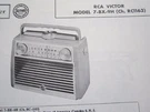 Rca 7-BX-9H Shortwave Radio Receiver Photofact. Fixed Price $7.50.