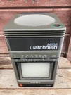 Vtg Sony FD-500 Mega Watchman Portable Black & White Tv Am/fm Radio Receiver. Fixed Price $59.95.