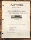 Mitsubishi AR-9377-3 Car Stereo Service Manual *original* #2. Fixed Price $19.97.