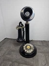 Black Candlestick Rotary Dial Telephone Vtg 1970S American Classic Retro. Fixed Price $71.20.