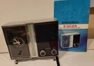 Rare Vintage Singer HE-5060 Am Clock Radio Bakelite With Manual Teal. Fixed Price $125.99.