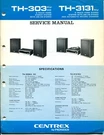 Vintage Pioneer Model TH-303/TH-3131 8-TRACK/AM-FM/RECORD Changer Service Manual. Fixed Price $15.97.
