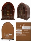General Electric Reproduction Model No 7-4100JA Cathedral Am/fm Radio Wood. Fixed Price $60.00.