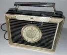 Sale Vintage Bulova 3 Way Portable Vacuum Tube Radio 201 Brown Gold Accent Parts. Fixed Price $70.85.